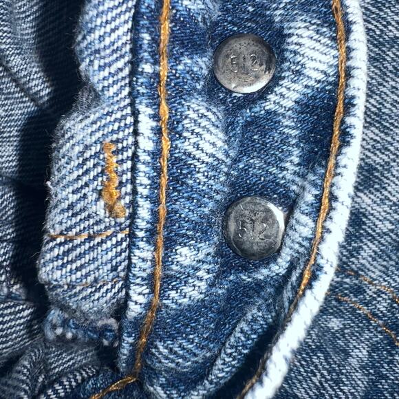 Vintage Little Levi's acid wash denim pull on jeans size 12 months made in USA - Picture 10 of 10